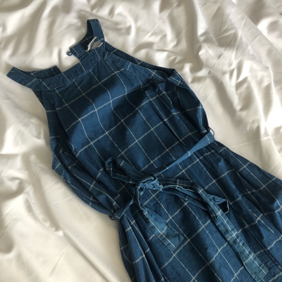 Blue grid a new day dress - Picture 6 of 8